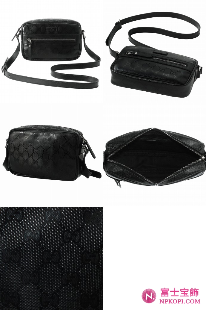 GUCCI/グッチ -JOY新素材GG柄斜め掛けミニショルダーバッグ 201447 FU49R 1000 